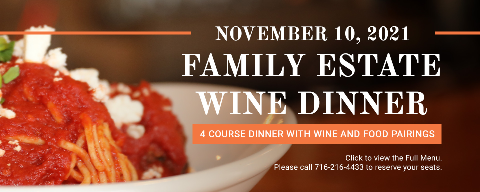 You are currently viewing 11/10/21 Family Estate Wine Dinner