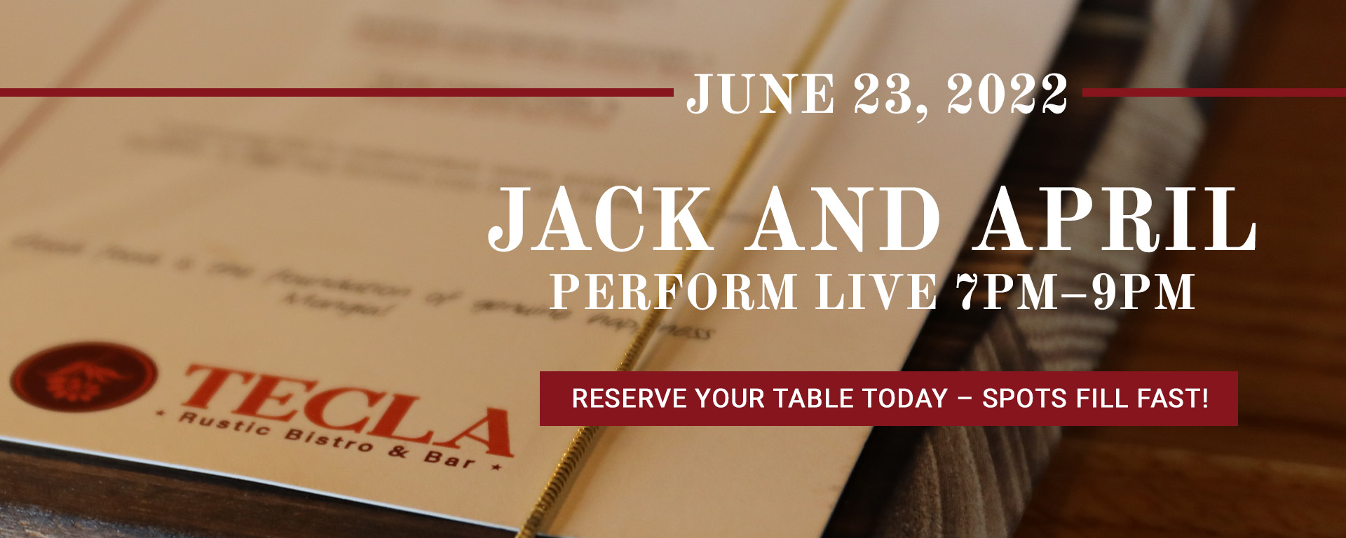 You are currently viewing 06/23/22 LIVE MUSIC FEATURING JACK AND APRIL