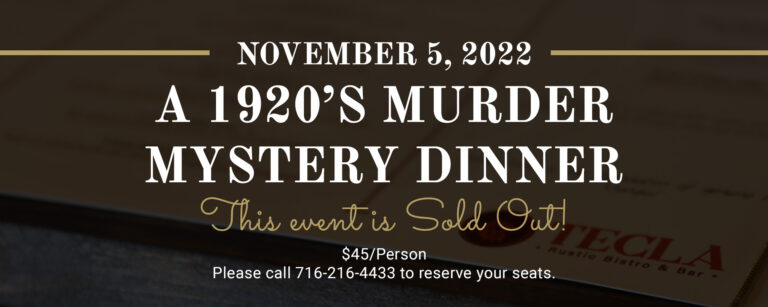 Read more about the article 11/05/2022 A 1920’s Murder Mystery Dinner – SOLD OUT