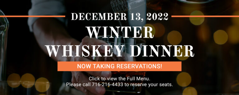 Read more about the article 12/13/22 Winter Whiskey Dinner